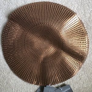 Rose Gold Herringbone placemats